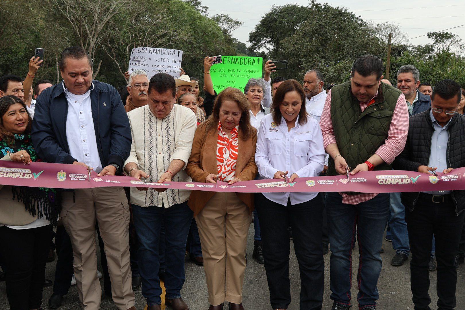 Inauguración del tramo carretero Chalma–Platón Sánchez
